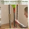 90cm Artificial Dracaena Trees Set of 2 Bendable Trunks, Green