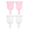 Инновационная многоразовая менструальная чаша 2 размеров из пищевого силикона для женской гигиены во время менструации
