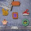 Friends Enamel Pins I'll Be There For You Sofa Coffee How You Doin? Brooch Pin Sitcom TV Series Badge