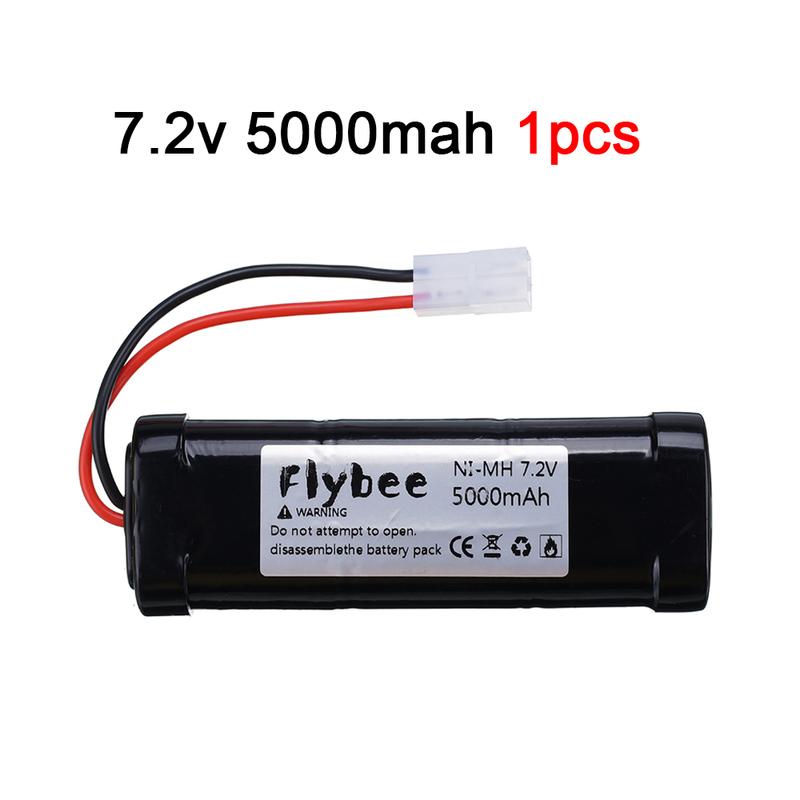 7.2V 3500/5000mAh NiMH Rechargeable RC Toy Battery 7.2V Charger With Tamiya Discharge Connector For RC Racing Cars Boat Aircraft