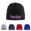 Shiny logo metal outline band name Unisex Women Unisex Knitted Hat Beanie Pullover Cap Winter Thermal Warm Christmas Outdoor Cyclin