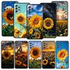 Желтый чехол-подсолнух для Samsung Galaxy A17 A07 A55 A35 A25 A15 A05 A33 5G A31 A23 A21s A13 A41 A73 A53 A51 A71 A03
