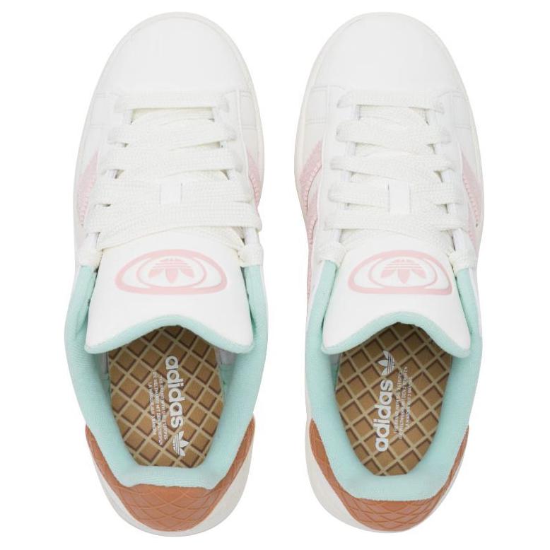 adidas Кроссовки женские Campus 00s Ice Cream, белые, песочно-розовые IH3281
