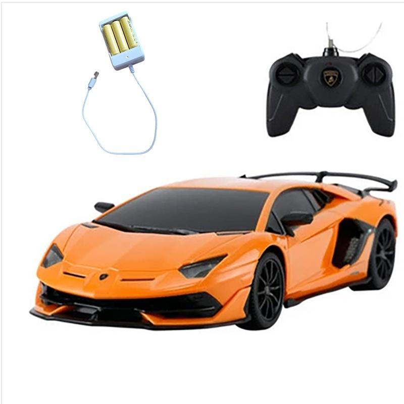 Модель автомобиля Lamborghini на радиоуправлении, перезаряжаемая детская игрушка, подарок для мальчиков, спортивный автомобиль