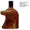 Crocodile Head Glass Wine Decanter Liquor Bottle for Whiskey Vodka Beer Handmade