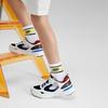 Skechers Bobs Удобные Уличные Велькро Детские Повседневные Туфли Детские Повседневные Туфли Красный Синий Белый 405257L-WBMT