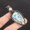 K2 Jasper Copper Pendant Copper Wire Wrapped Jewelry Gemstone Pendant Handmade Copper Wire Pendant Rainbow Moonstone Pendant Gift For Mother