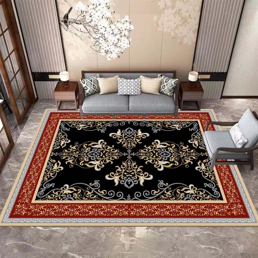 Роскошные ковры в европейском стиле для украшения гостиной, домашние ковры для больших комнат, моющийся ковер для спальни, мягкий коврик с принтом для декора