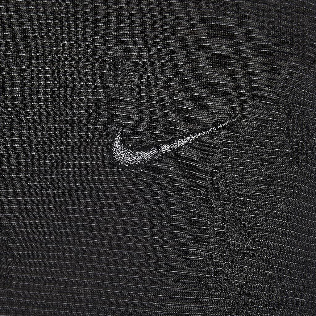 Nike Мужская футболка с длинным рукавом Dri-FIT ADV Axis Performance System однотонная с круглым вырезом быстросохнущая универсальная топы черная FZ0992010