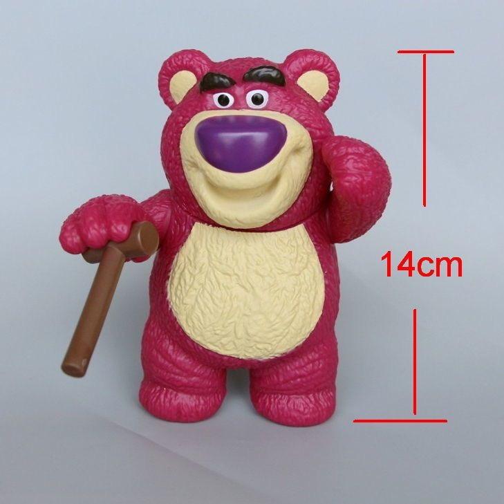 Lotso Bear Action Figure 14cm Toy Story Movable Collectible Doll Cute Desk Decoration Gift Collectors
