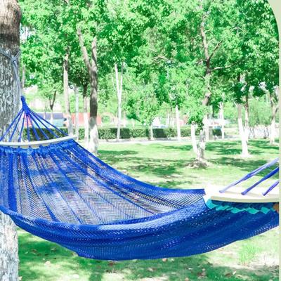 Уличный утолщенный одинарный и двойной противоопрокидывающийся гамак из ледяной шелковой ткани, уличный детский гамак-качели
