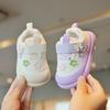 Мягкая подошва Нескользящие Липучки Детская Обувь для Ходьбы - Дышащая Сетка Стиль Принцессы для Весны и Осени