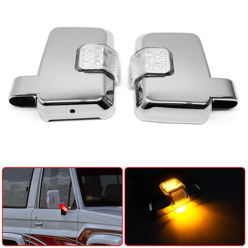 Аксессуары для Toyota Land Cruiser J70 LC70 LC71 LC76 LC78 LC79 FJ70 FJ71 FJ76 J79 Автомобильные светодиодные сменные зеркала заднего вида и боковые зеркала