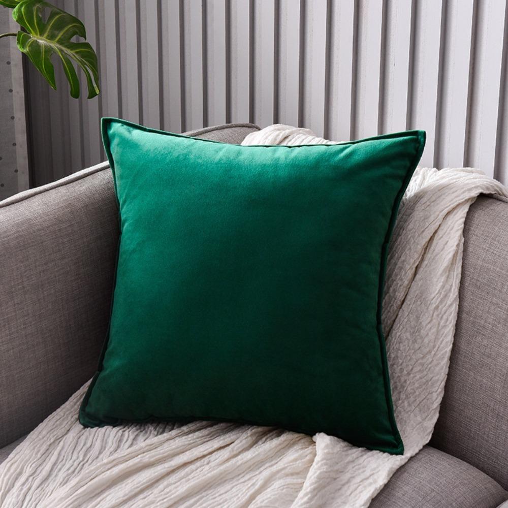 Nordic Style Cushion Cover Solid Color Sofa Pillowcase Velvet Throw Pillow Cover Living Room