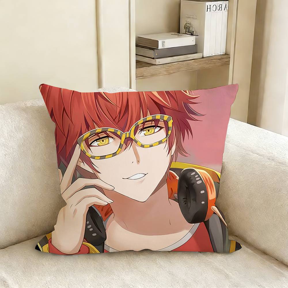 Аниме Игра Mystic Messenger Различные Размеры Квадратная Наволочка Для Декора Автомобиля Дома Спальни