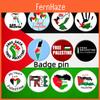 Уникальный дизайн значка-булавки с флагом Палестины. Идеально для коллекционеров.