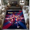 Lamine Yamal Printed Crystal Velvet Rug Non‑Slip Crystal Velvet Carpet For Sofa Bedroom Indoor Home Decoration