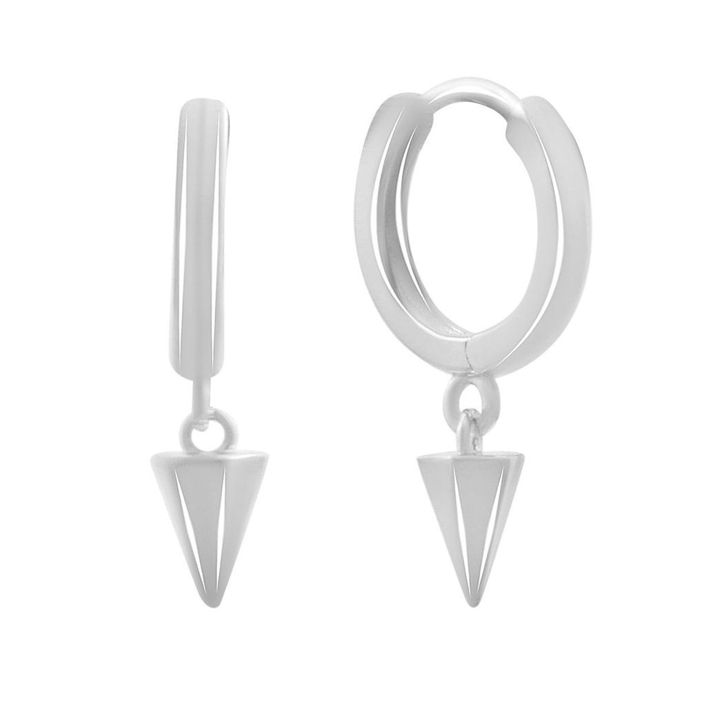 Серебряные серьги без камней (2187240)