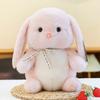 Супер милая плюшевая игрушка кролик-вислоухий Элисон, подарок на день рождения для детей, милое украшение в виде питомца, кукла-кролик с лентой для девочки