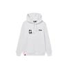 Fila Simple Letter Logo Casual Knit Hoodie Men Hoodies Standard-White F11M249203F-WT