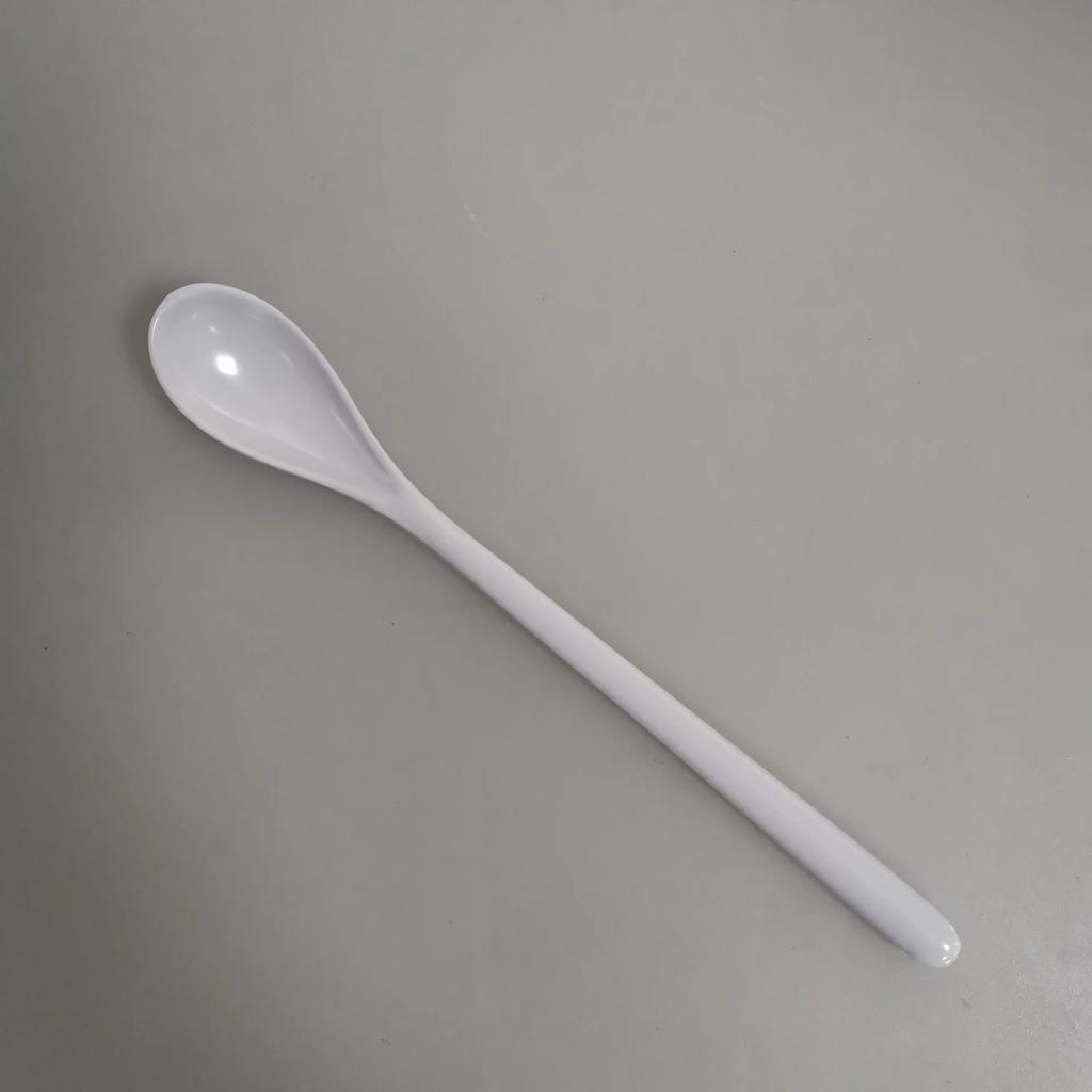 Пластиковые десертные ложки конфетного цвета с длинной ручкой, обеденные чайные ложки, столовая посуда, столовые приборы, для перемешивания кофе, кухонные ложки, для супа