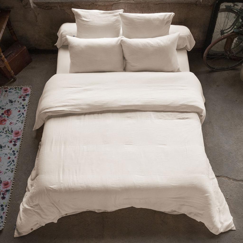Duvet Cover 140x200 Cm In Natural Cotton Gauze