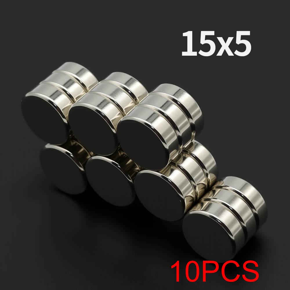 15x5 мм Мощный Неодимовый Магнит N35 NdFeB Постоянный Магнитный imanes Круглый Супер Сильный Магнит для Холодильника DIY