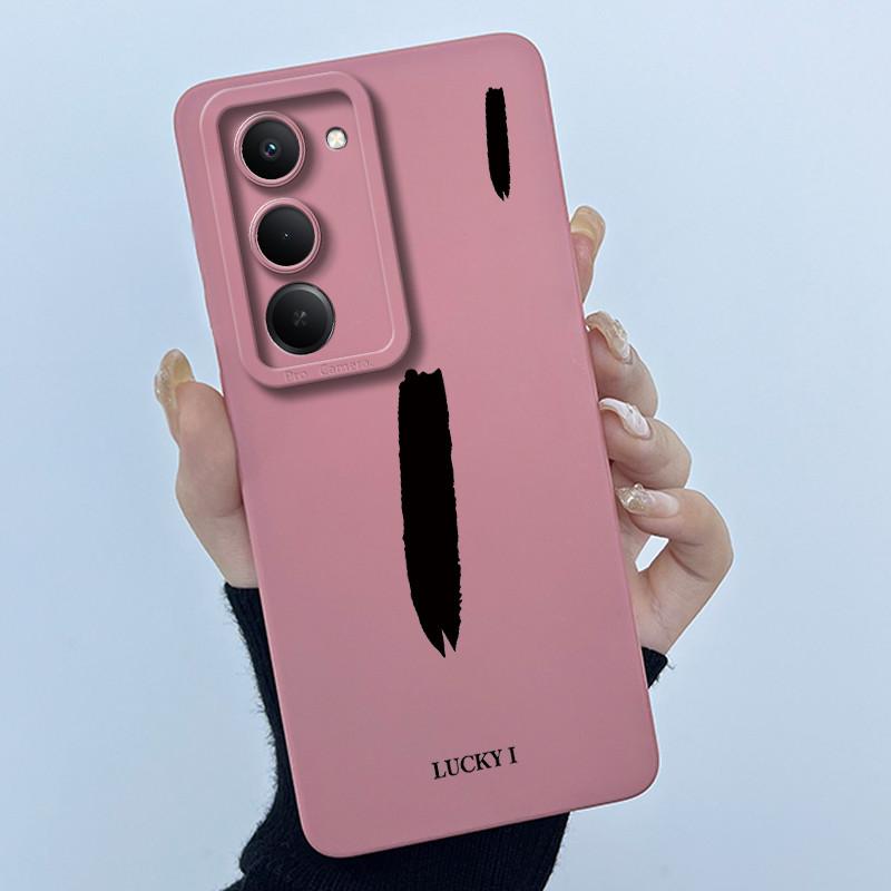 For Xiaomi Redmi 15 5G Cover Case Cute Initial Letters Couple Silicone Soft Matte Phone Bumper for REDMI15 5G Shockproof Casing