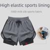 Men's American Fitness Running Shorts - Fashionable, Lined, Casual Two-in-One Sports Shorts