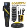 Professional 8000rpm Aluminum Hair Clipper Hair Trimmer Hair Cutting Machine Salon Trimmers for Men Barber Supplies Tools Set