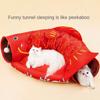 New Cat Tunnel, Ground Rolling, Chinchilla Toy, Koi Cat Scratch Board, Folding Channel, Semi Enclosed Cat Nest