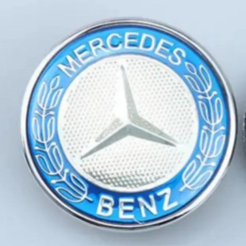 WXUKM1 C200 E200 For Mercedes Benz 3D ABS logo Car Front grill front hood Emblem sticker for Mercedes Benz W203 W204 W205 W206 W212 W21