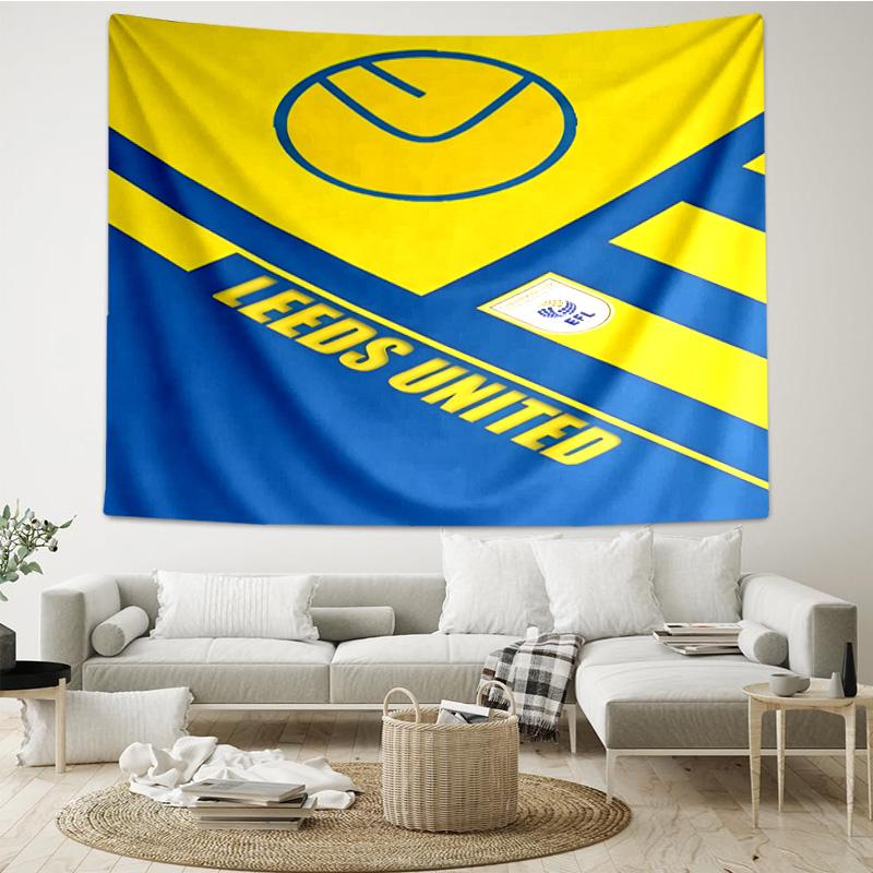 Leeds United Crest Design Tapestry Hanging for Bedroom,Livingroom, Playroom,Decor Art Room Wall Tapestry Holiday and Birthday Gifts