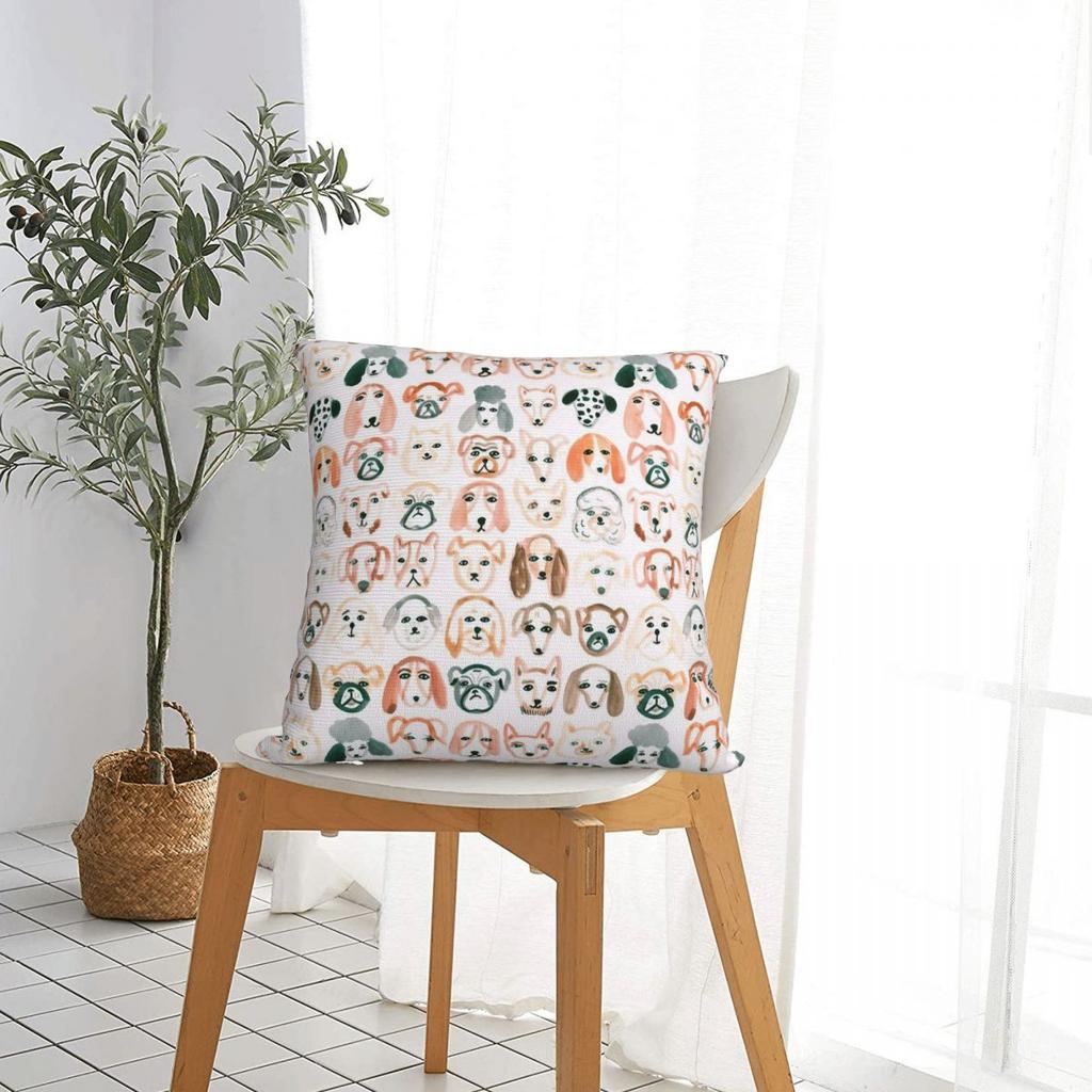 Pet Galgo Lurcher Dachshund Animal Hip Hop Cute Throw Pillow Cover Polyester Decorative Pillow Dog Lover Funny Cushion Covers