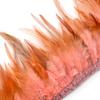 Dyeing Rooster Feathers Trim 4-6Inch Chicken Feather Fringe Ribbon for Clothing Accessories Wedding Decoration Plumas for Crafts