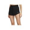 Logo Print Solid Color Mid Rise Casual Shorts Women Shorts Black FV7501-010