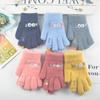 New Winter Children's Alphabet Finger Gloves