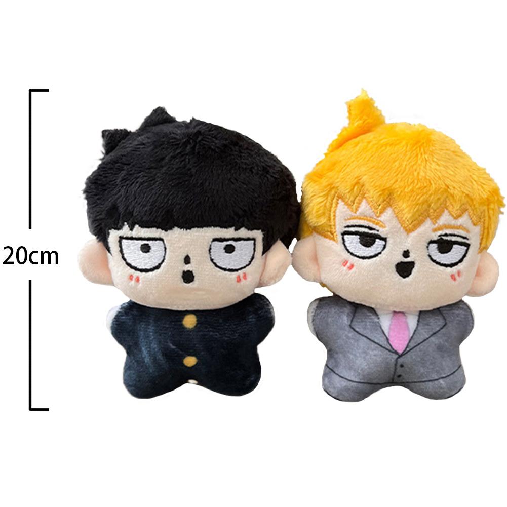 Anime Plush Doll Mob Shigeo Keychain Mini Bag Pendant Reigen Arataka Anime Peripheral Stuffed Toy Collection ornament Gifts 20cm