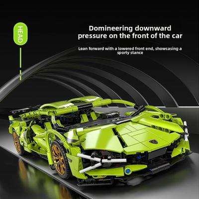 Технические Конструкторы Bugatti Lamborghinis Гиперкар Гоночный Автомобиль Модель Собери Транспортное Средство Кирпичики Игрушки Для Мальчиков Детей Подарки