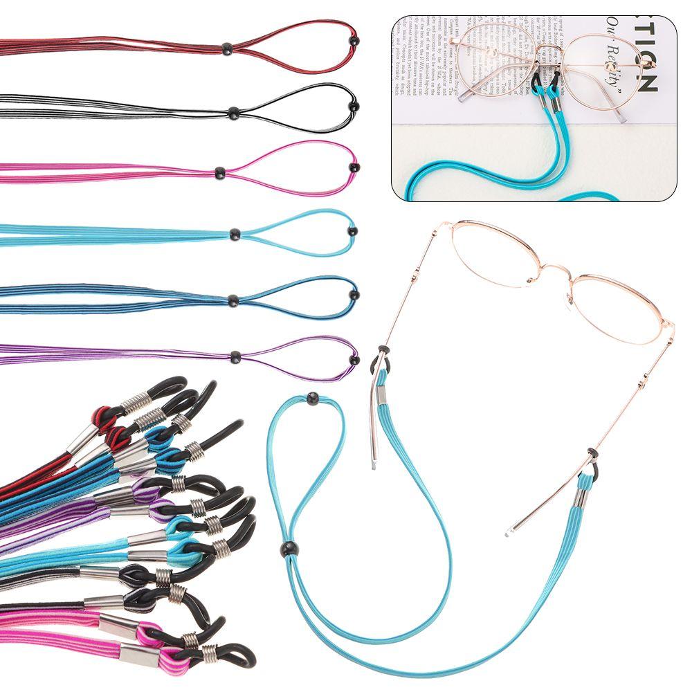 Прочная регулируемая цепочка для очков, спортивный шейный шнур, ремешок для очков, ремешок для очков, веревка для очков