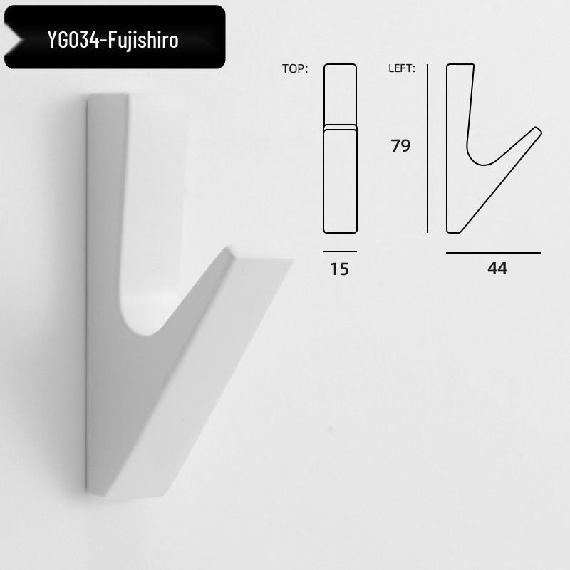 Nordic Aluminum Alloy Coat Hook for Bedroom and Entrance Hall