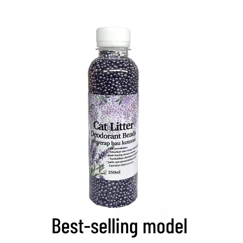 Pet Deodorizing Beads: Odor-Removing, Dust-Free, Flushable Mixed Cat Litter Pellets