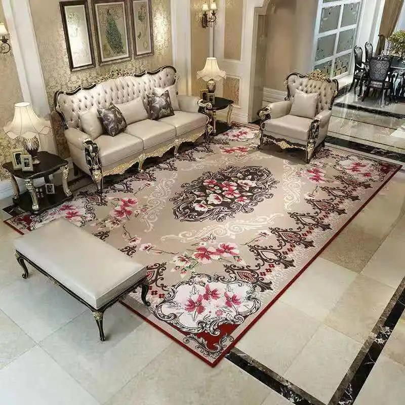 European Style Carpet Living Room Large Area Rugs Bedroom Bedside Mat Home Porch Entry Doormat Alfombras Para La Sala Moderna