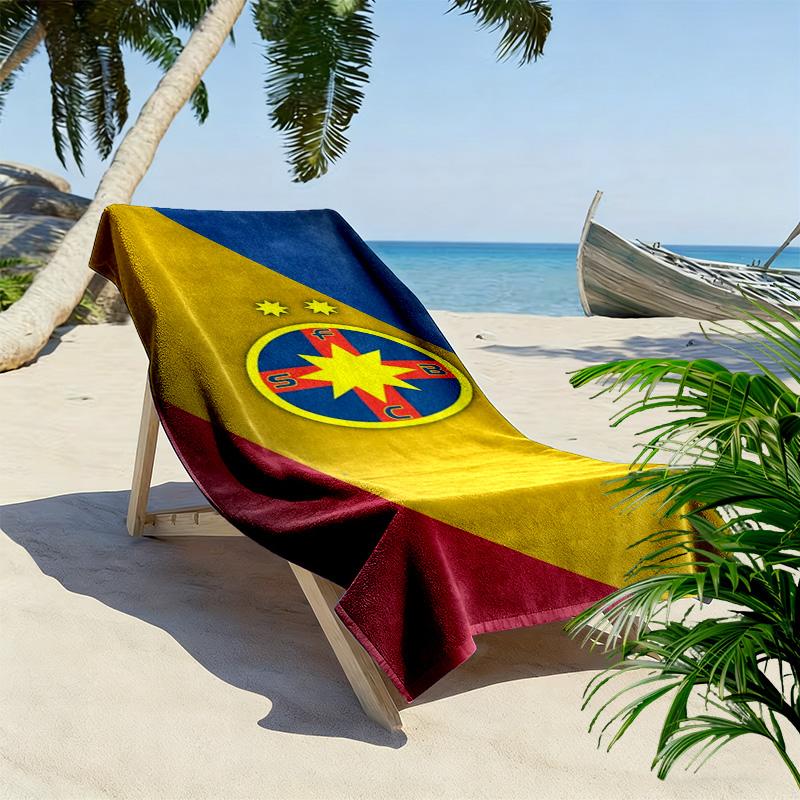fcsb steaua Print Beach Towel, Large Soft Quick Dry Towel for Beach Camping Swimming