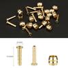 50 Set Bicycles Connecting Bolts Bleed for Bike Part Hydraulic Brake Hose Oil Pipe Connector Tube Fittings Insert