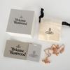 Vivienne Westwood Relief Pendant Necklace Pink Gold 63020086