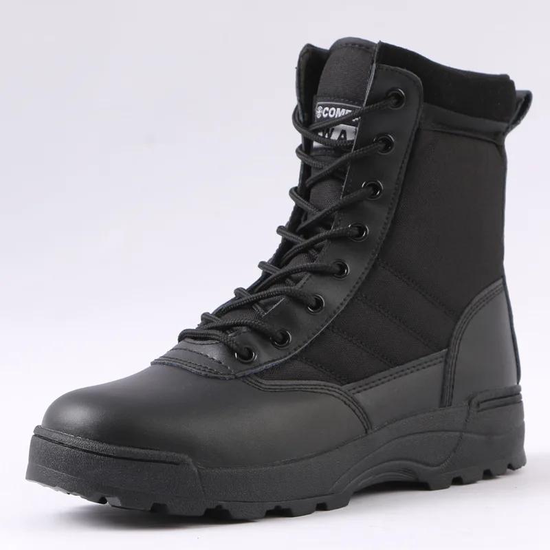 Fashion Men Boots Special Force Desert Combat Boots Outdoor Hiking Boots Ankle Shoes Men Work Safty Shoes