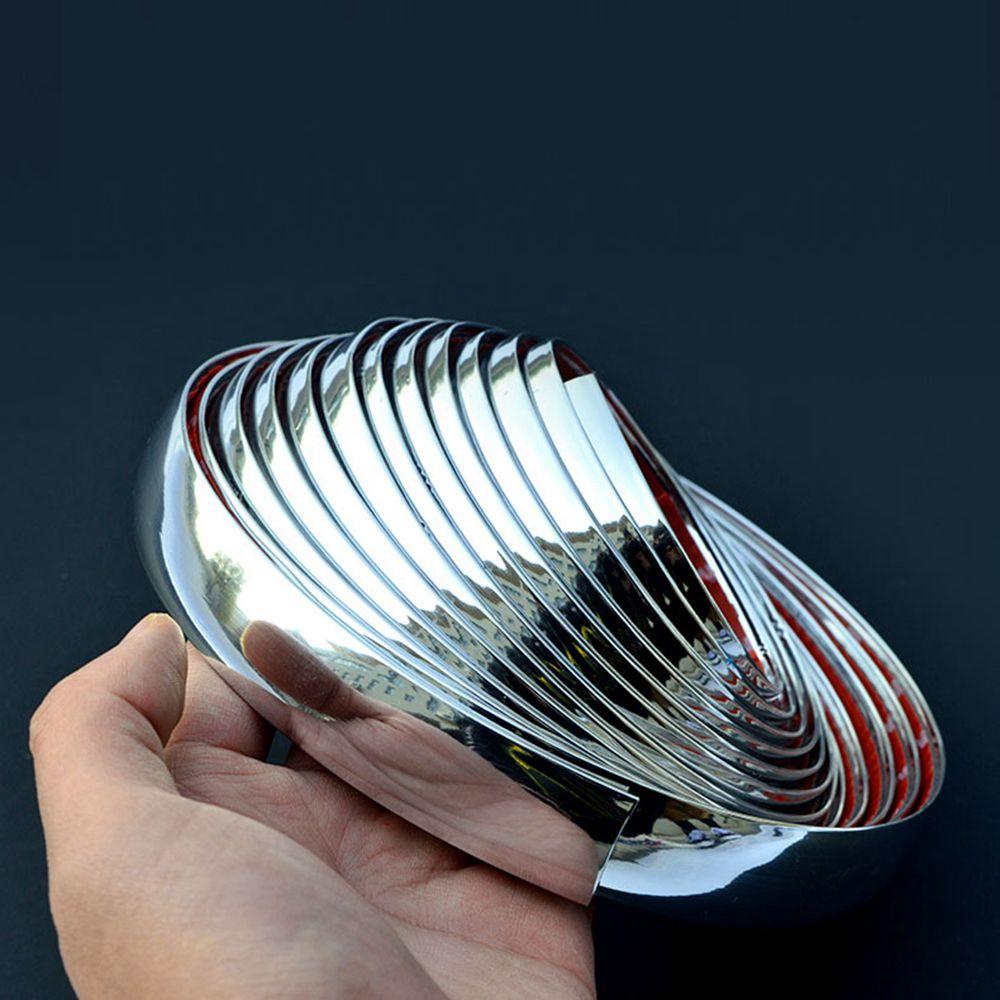 Внешняя внутренняя яркая декоративная полоса бампера, защитная лента для отделки, хромированная пластина, наклейка для защиты кромок