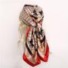 90 * 90cm New Silk Scarf Women'S Spring And Summer Decorative Scarf Sunscreen Travel Shawl Autumn And Winter Scarf Thin Edition