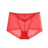Мягкое кружевное нижнее белье для женщин, трусы больших размеров, с высокой талией, сексуальные трусики, прозрачные сетчатые женские трусы